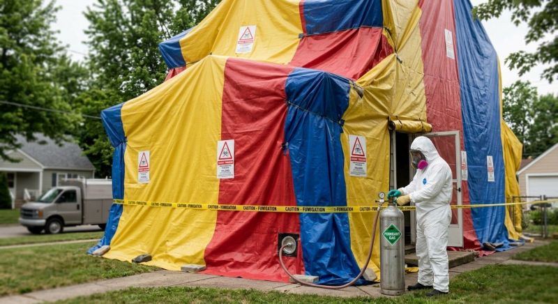 Tent Fumigation in Toledo, OH